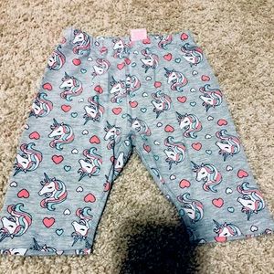 Unicorn Spandex Pants- size 5-6 kids